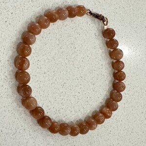 Vintage Moonstone Beaded Bracelet